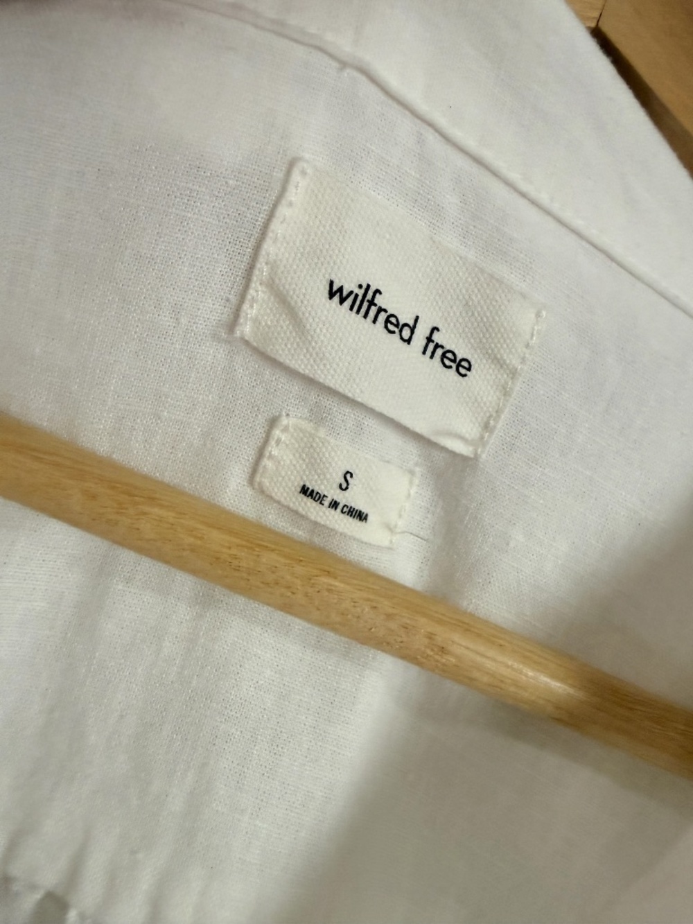 #003 - WILFRED FREE - [$110] AWAKEN LINEN BLEND DRESS - Picture 4 of 5